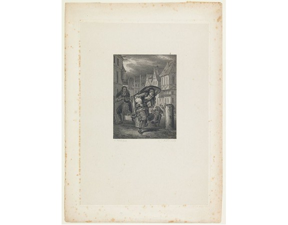 ANONYMOUS. -  [No title] French steel engraving